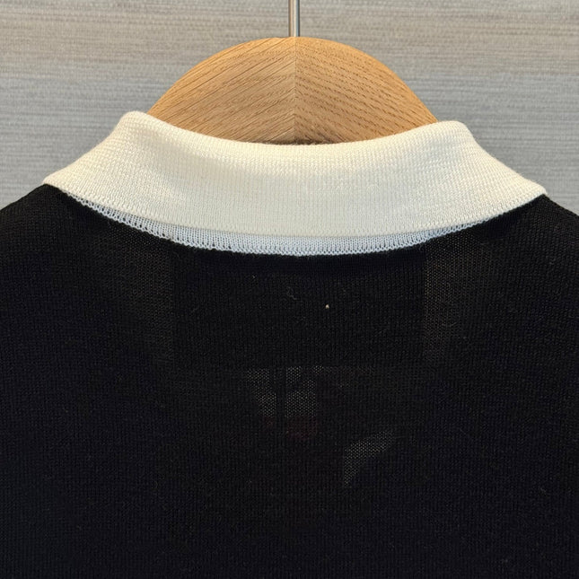 VALENTINO 26S SHORT-SLEEVE  KNIT TOP 437