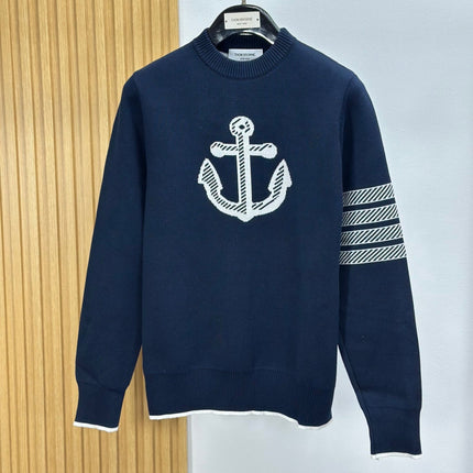 THOM 26S ROUND-NECK KNIT SWEATER 347