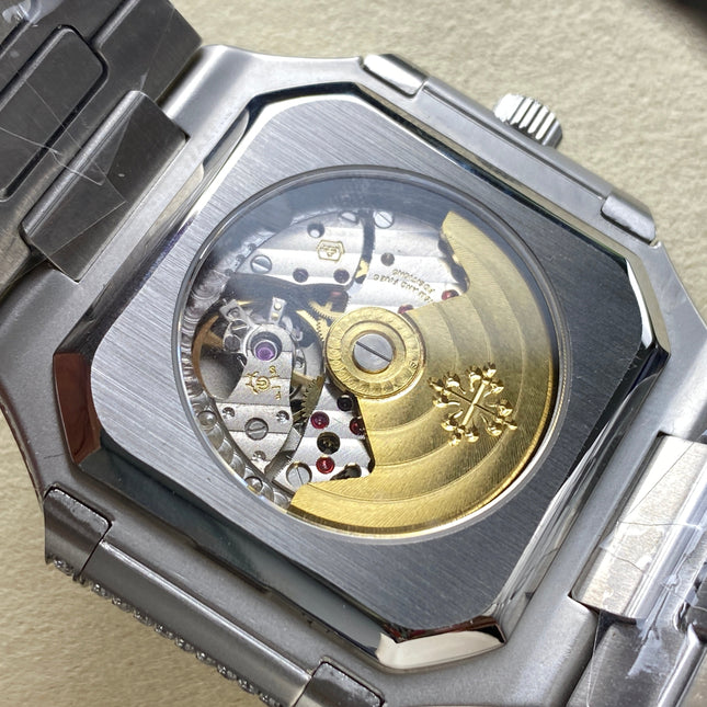 CUBITUS AUTOMATIC ALL STEEL ATTACHED DIAMOND RED DIAL