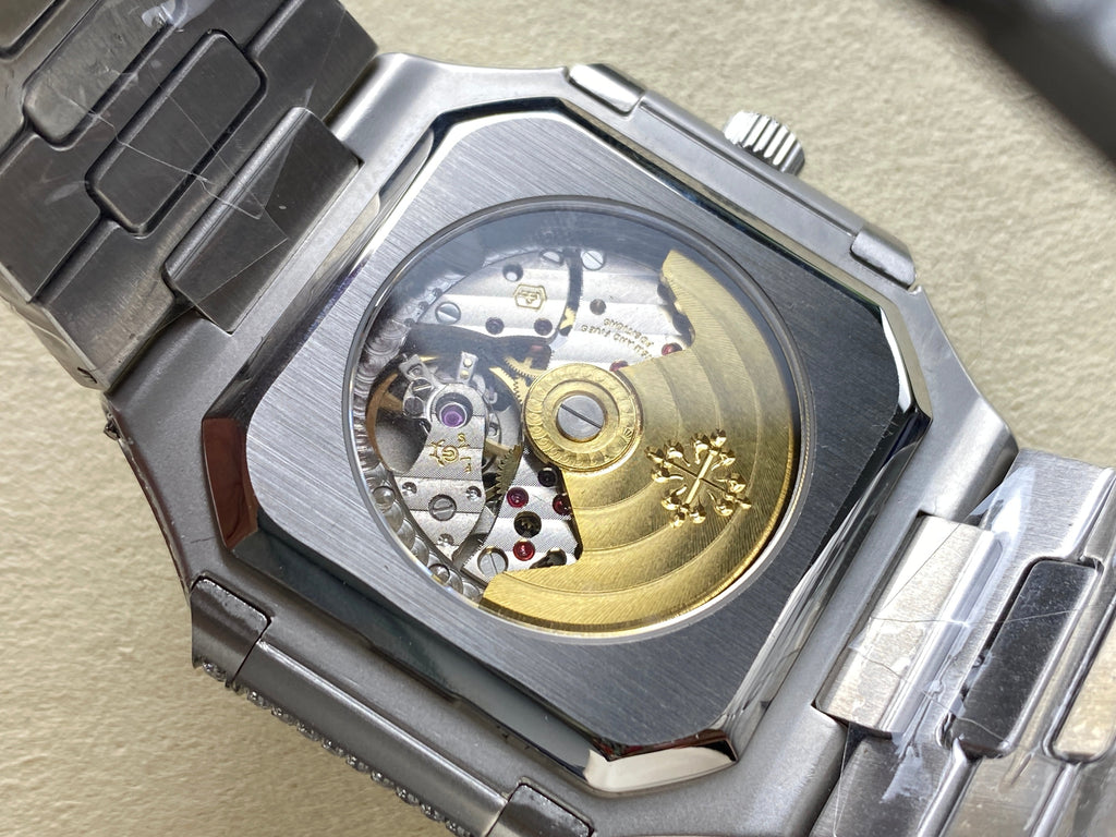 CUBITUS AUTOMATIC ALL STEEL ATTACHED DIAMOND YELLOW DIAL