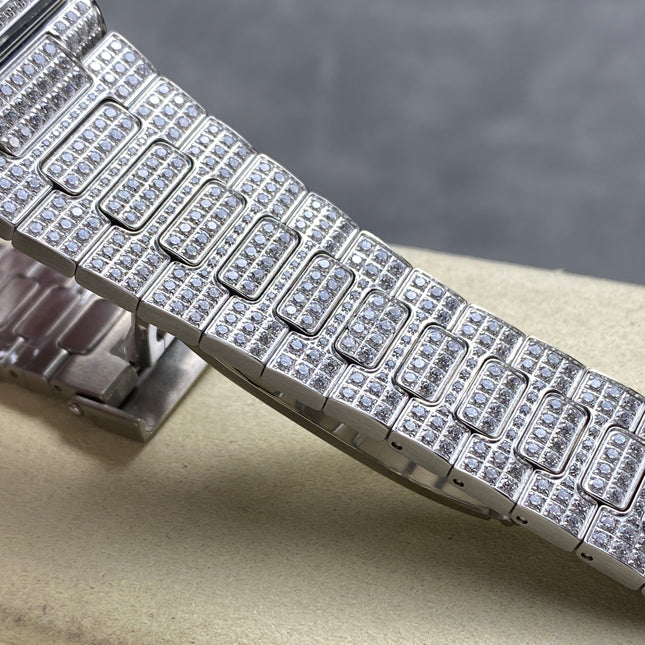 CUBITUS AUTOMATIC ALL STEEL ATTACHED DIAMOND CERULEAN BLUE DIAL