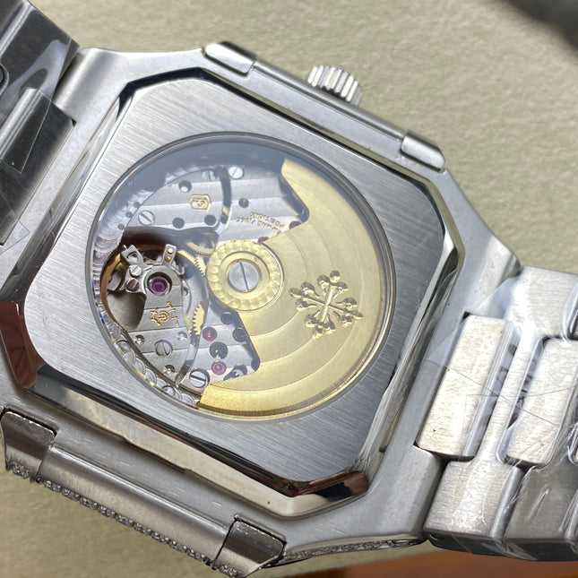 CUBITUS AUTOMATIC ALL STEEL ATTACHED DIAMOND BLACK DIAL