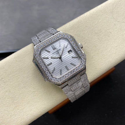 CUBITUS AUTOMATIC ALL STEEL ATTACHED DIAMOND SILVER DIAL
