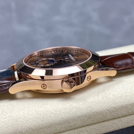 ANNUAL CALENDAR SELF-WINDING ROSE GOLD CASE BROWN SUNBURST DIAL