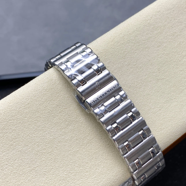 CHRONOMAT AUTOMATIC 36 STEEL WITH DIAMOND BEZEL LIGHT GREEN DIAL