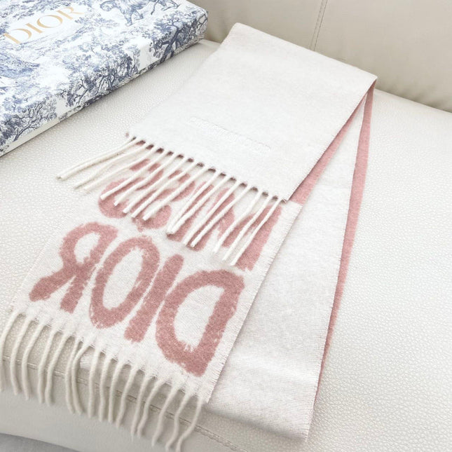 DIOR 26S SCARF 140CM IN CASHMERE 130108