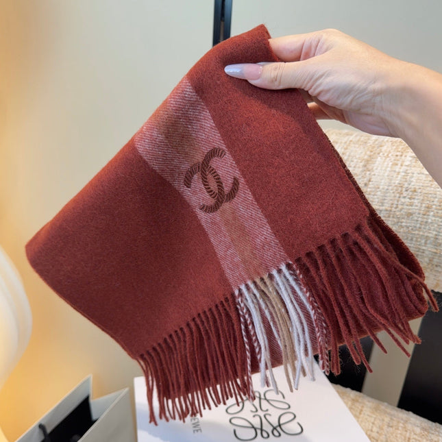 CHANEL 25S SCARF 180 CM IN CASHMERE 942893