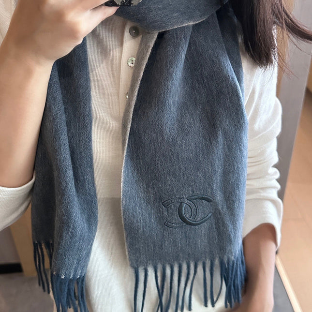 CHANEL 25S SCARF 180 IN CASHMERE 989788