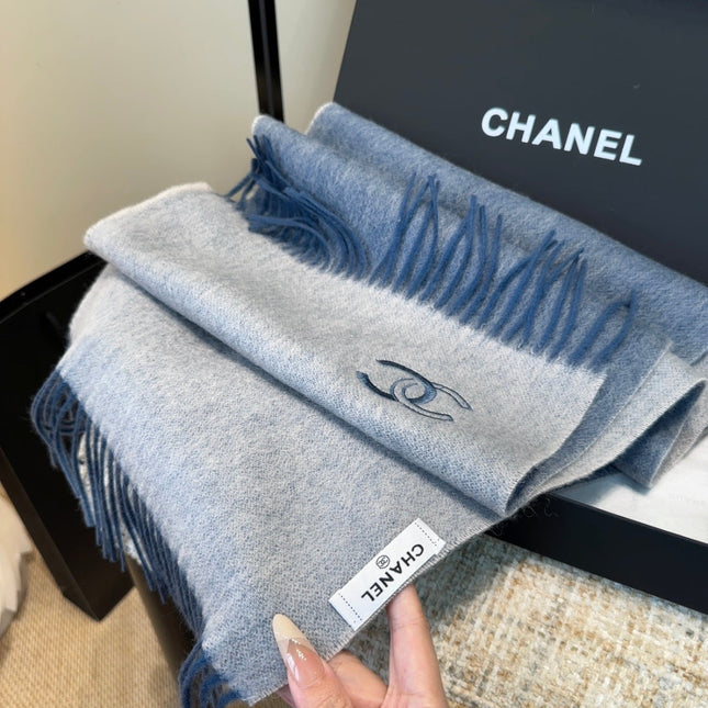 CHANEL 25S SCARF 180 IN CASHMERE 989788