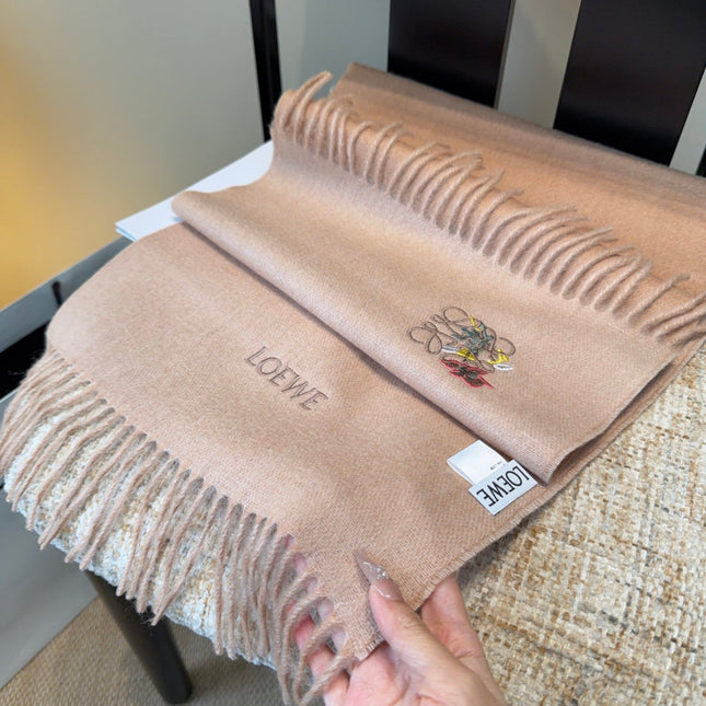 LOEWE 26S SCARF 180 IN CASHMERE WOOL 130388