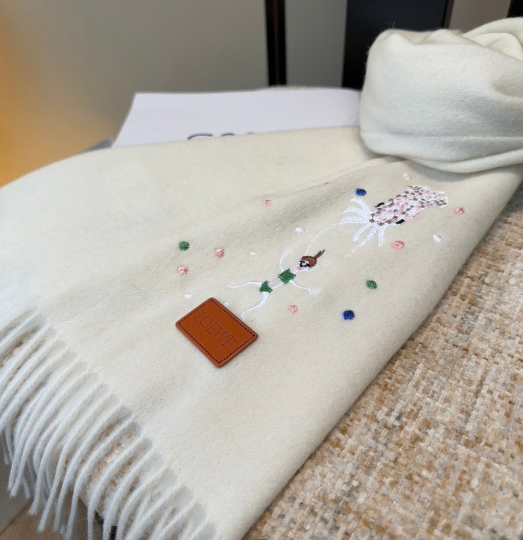 LOEWE 26S SCARF 180 IN CASHMERE 134515