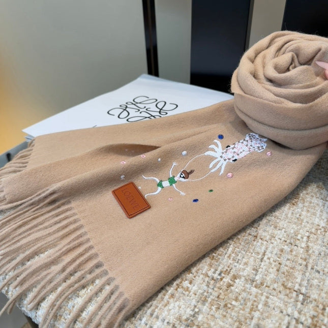 LOEWE 26S SCARF 180 IN CASHMERE 134516