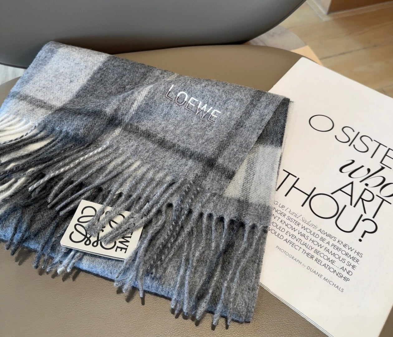LOEWE 26S SCARF 180 IN CASHMERE 159147