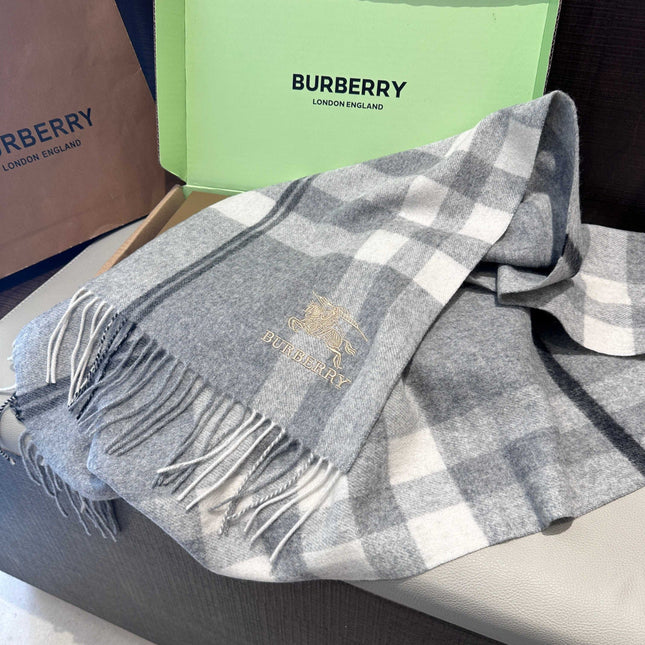BURBERRY 26S SCARF 180CM IN CASHMERE 196357