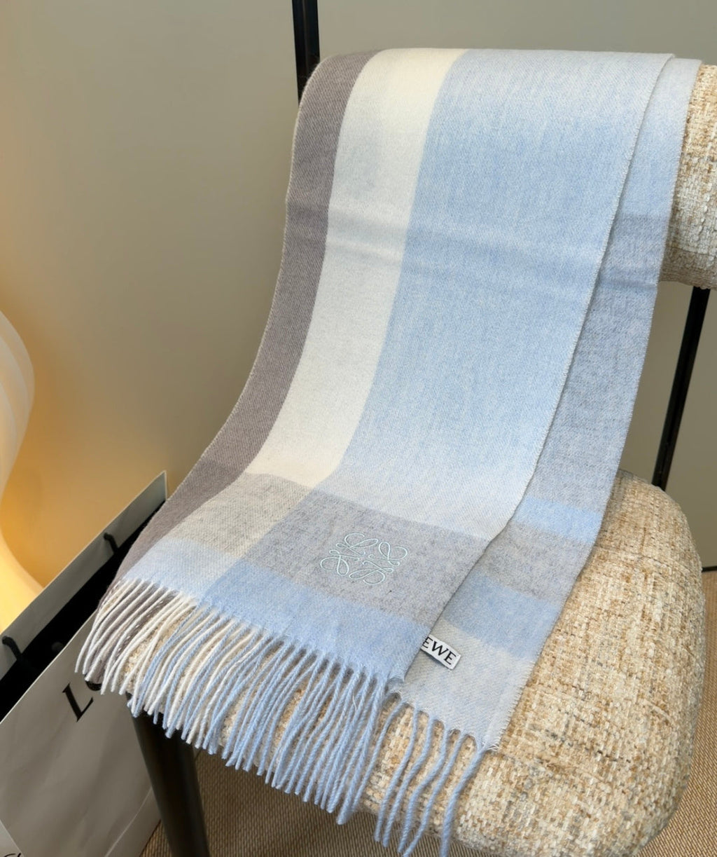 LOEWE 26S SCARF 180 IN CASHMERE WOOL 196361