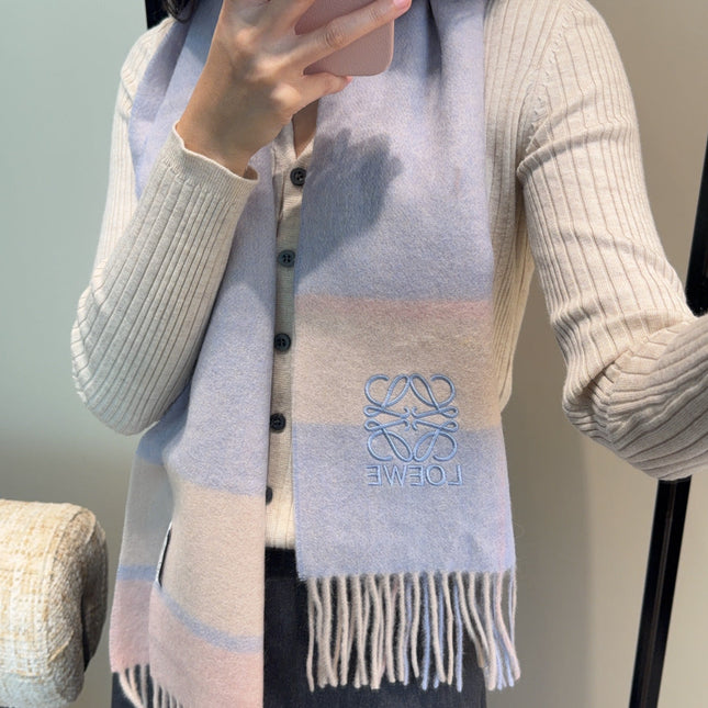 LOEWE 26S SCARF 180 IN CASHMERE WOOL 202468