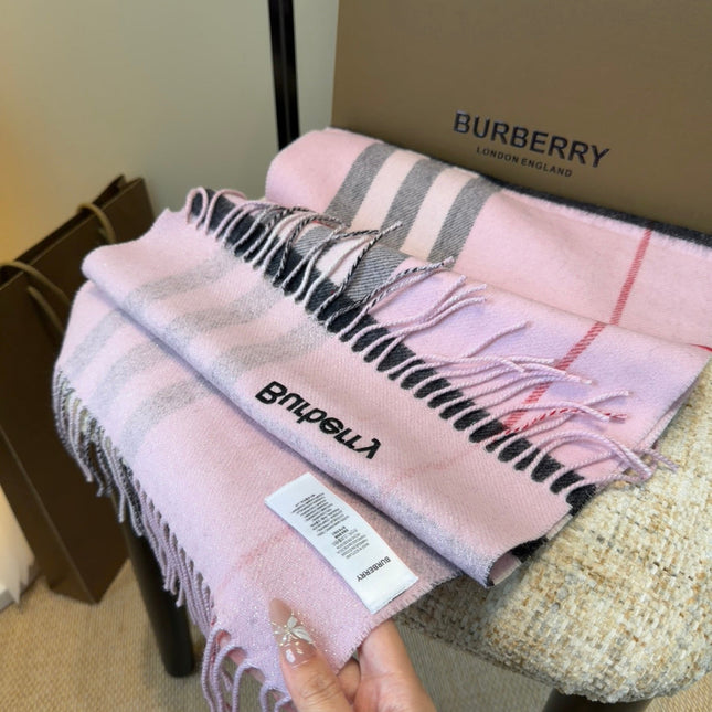 BURBERRY 26S SCARF 180CM IN CASHMERE 215216