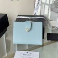 PRADA 26S WALLET 11.2 IN BLUE SALLIANO