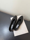 JIMMY CHOO 26S BALLET FLATS IN BLACK LAMBSKIN