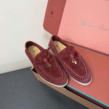 LP 26S CHARM LOAFERS IN WINE RED SUEDE