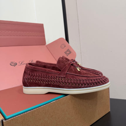 LP 26S CHARM LOAFERS IN WINE RED SUEDE