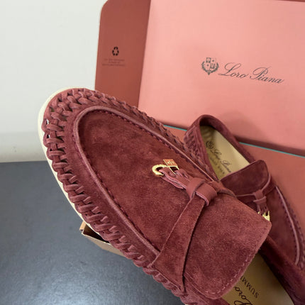 LP 26S CHARM LOAFERS IN WINE RED SUEDE