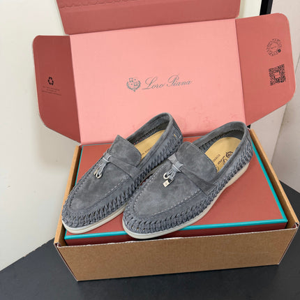 LP 26S CHARM LOAFERS IN GREY SUEDE