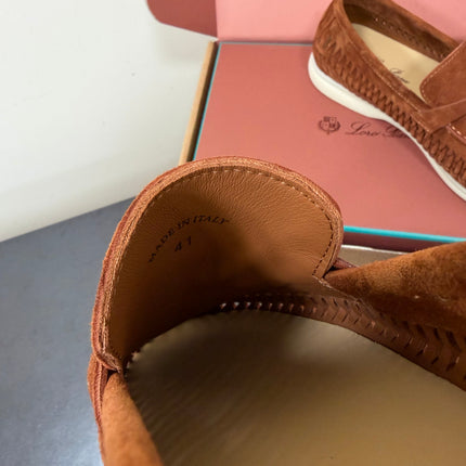 LP 26S CHARM LOAFERS IN RUST BROWN SUEDE