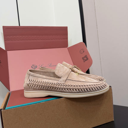 LP 26S CHARM LOAFERS IN NUDE SUEDE