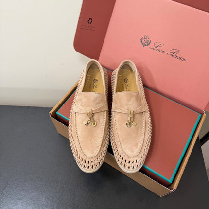 LP 26S CHARM LOAFERS IN NUDE SUEDE