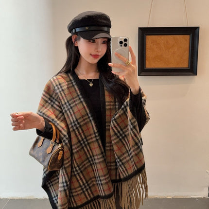 BURBERRY 25S PLAID KNITTED SCARF 114