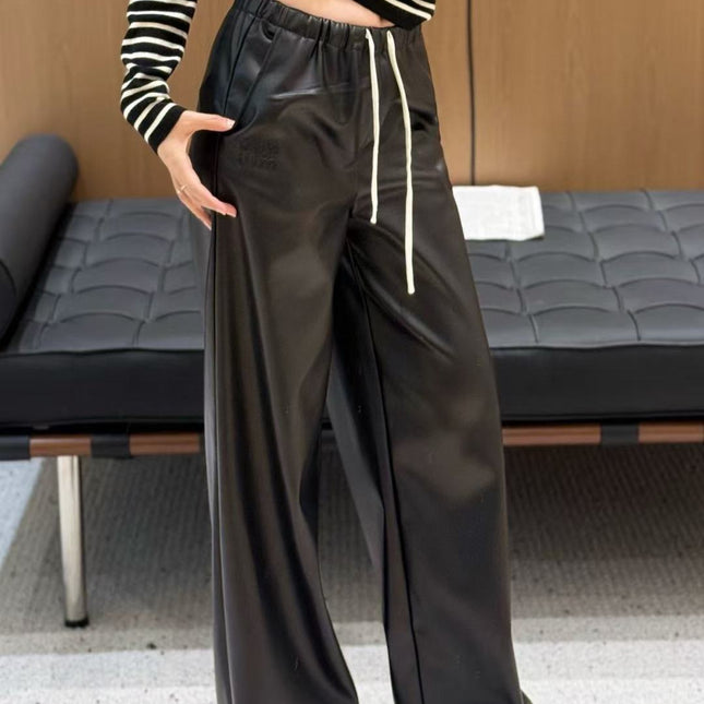 MIUMIU LEATHER PANTS STYLE 500