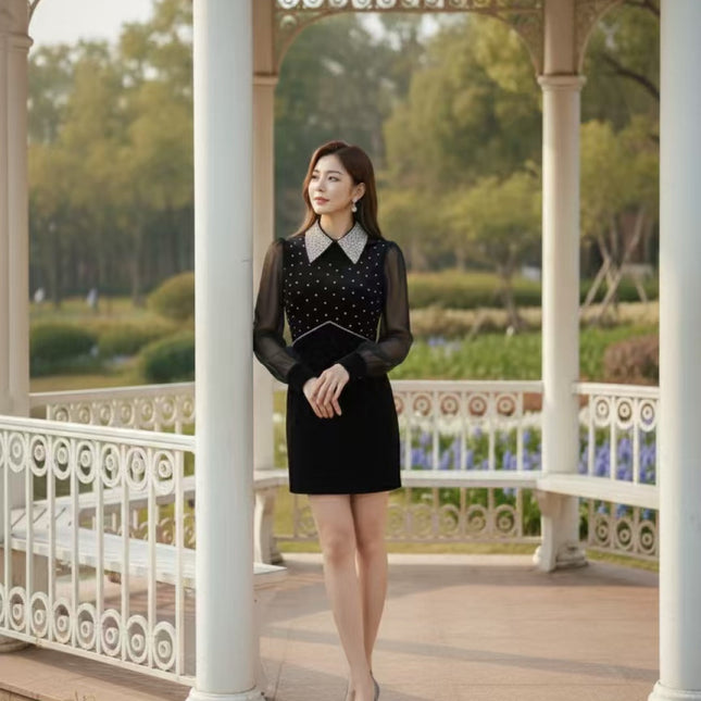 YSL 25S DRESS WITH BEADED DETAILS STYLE 61