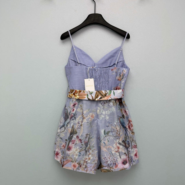 ZIMMERMANN 26S PATTERNED JUMPSUIT SET STYLE 133