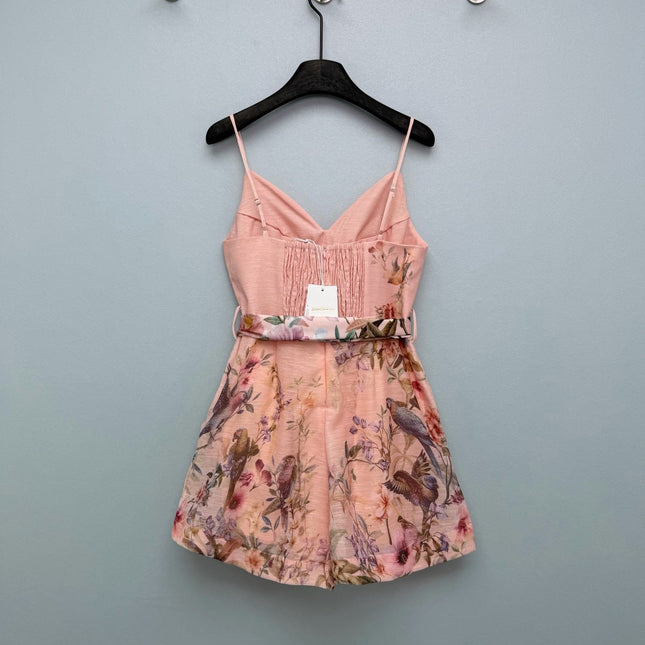 ZIMMERMANN 26S PATTERNED JUMPSUIT SET STYLE 132