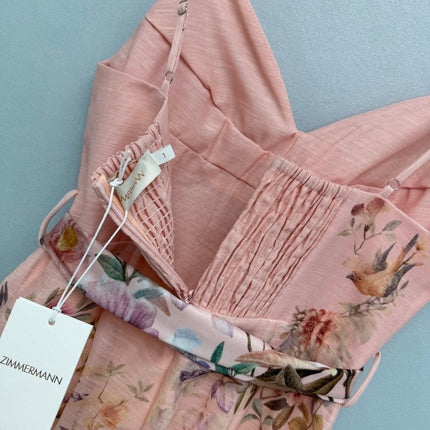 ZIMMERMANN 26S PATTERNED JUMPSUIT SET STYLE 132