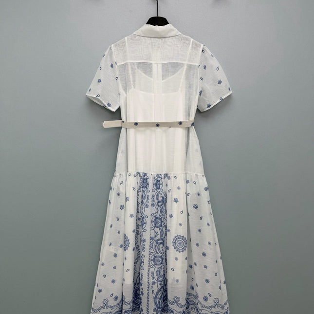 ZIMMERMANN 26S SHORT-SLEEVE SHIRT DRESS STYLE 109