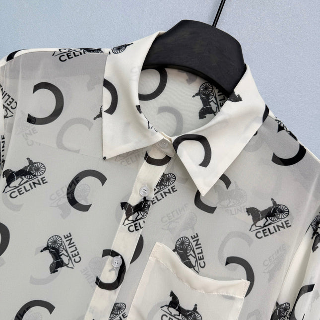 CELINE 26S LONG-SLEEVE SHIRT 402