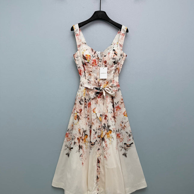 ZIMMERMANN 26S WAIST-CINCHED DRESS STYLE 95