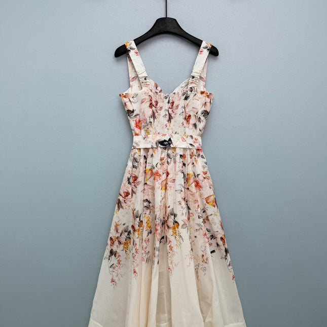 ZIMMERMANN 26S WAIST-CINCHED DRESS STYLE 95