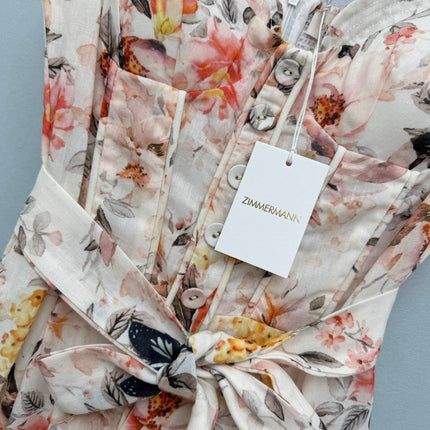 ZIMMERMANN 26S WAIST-CINCHED DRESS STYLE 95