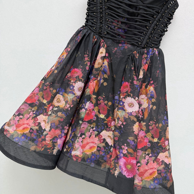 ZIMMERMANN 26S PATTERNED CAMI DRESS STYLE 66
