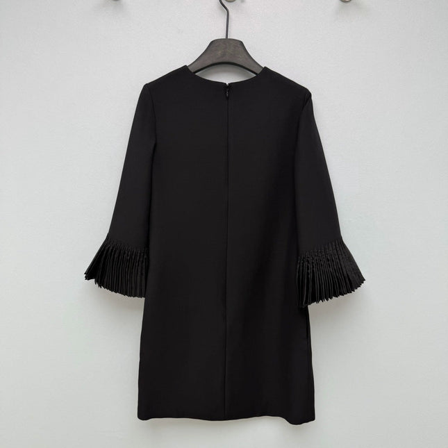 VALENTINO 26S PLEATED SLEEVE DRESS 134
