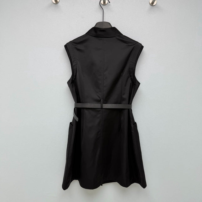 PRADA 26S SLEEVELESS COLLARED DRESS STYLE 867