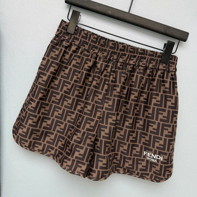FENDI 26S HOODED JACKET & SHORTS SET 007