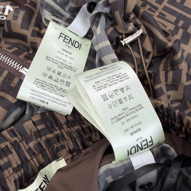 FENDI 26S HOODED JACKET & SHORTS SET 007
