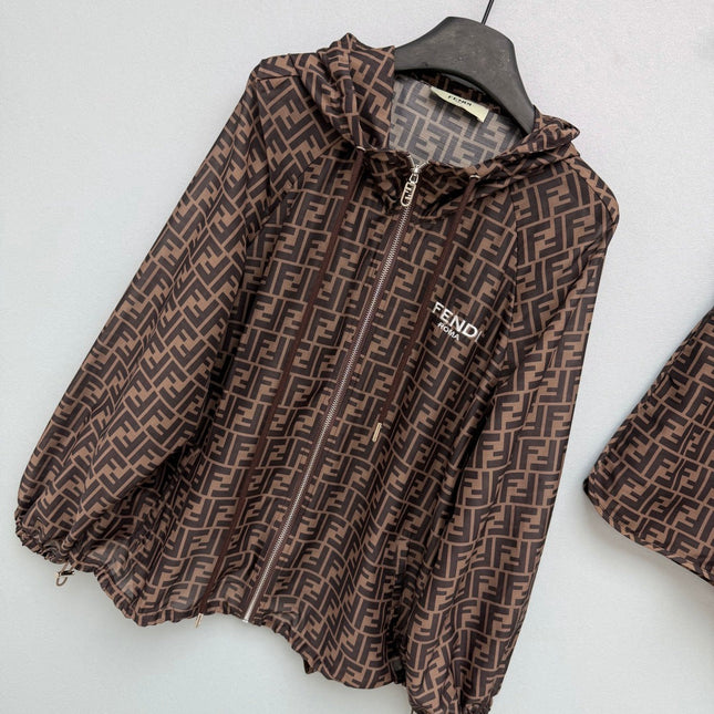 FENDI 26S HOODED JACKET & SHORTS SET 007