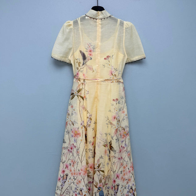ZIMMERMANN 26S BEADED COLLAR DRESS STYLE 33