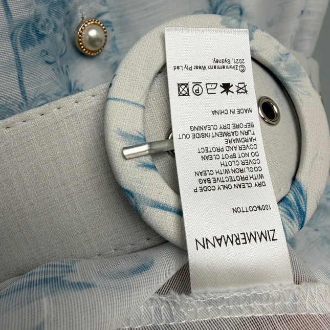 ZIMMERMANN 26S SLEEVELESS DRESS WITH BELT STYLE 30