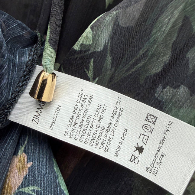 ZIMMERMANN 26S CHIFFON MAXI DRESS STYLE 28